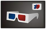 3D Goggles vector