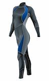 Diving Suit for Female vector