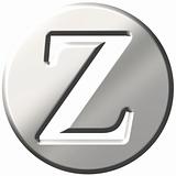3D Steel Letter Z