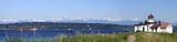 West Point Lighthouse Discovery Park Panorama