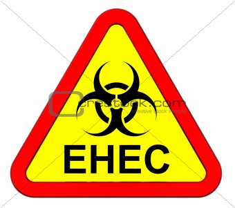 EHEC - warning sign.