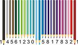 Color pencil bar code