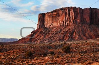 Cliffs of Monument Valley