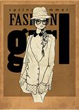 fashion illustration cover girl