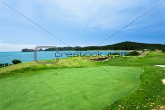 Golf Course by the Sea