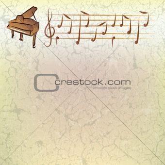abstract music background with piano