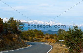 Snow-capped Pyrenees