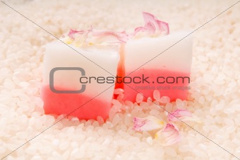 Japanese dessert, Mochi with rose