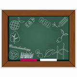 Eco blackboard frame