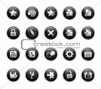 Web 2.0 Icons // Black Label Series