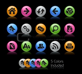 Web Navigation Icons // Gelcolor Series