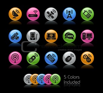 Wireless & Communications Icons // Gelcolor Series