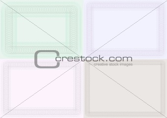 Blank Certificate Backgrounds