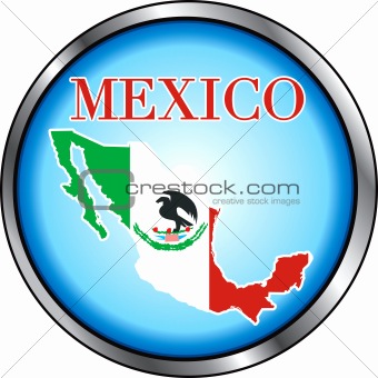 Mexico Round Button