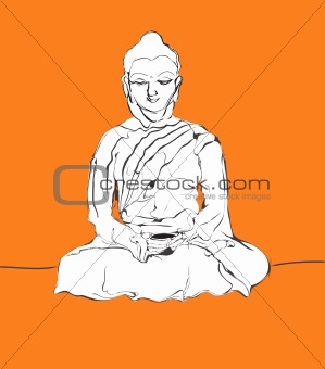 orange Buddha