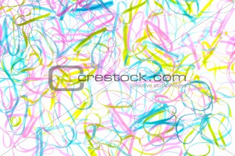 colorful hair elastic bands