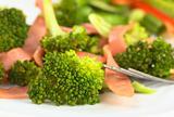 Fresh Broccoli-Ham Salad