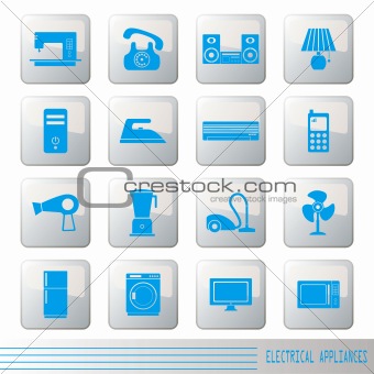 Electrical Appliances Icons Set