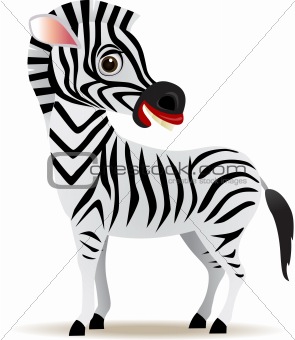 Zebra vector cartoon