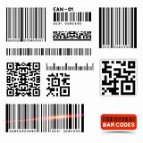 Vector Barcode Label Collection