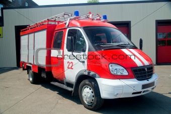 Russian fire truck