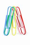 Multicolor paper clips 