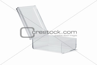 Transparent plastic box