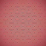 Retro seventies red pattern