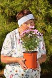 Senior Woman Gardening