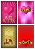 Set of St. Valentine's Day Card
