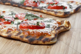 Homemade margarita pizza