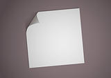 illustration of a blank white paper