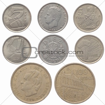 Old Spanish coins 