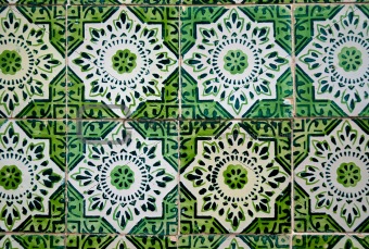 Vintage spanish style ceramic tiles