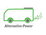 vector alternative power bus with green emissions