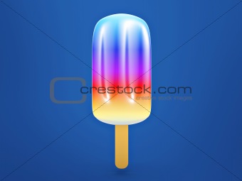 colorful ice cream stick