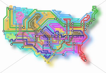 USA underground map