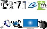 household electric appliances collection