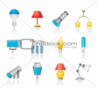 different kind of lighting equipment