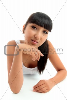 Relaxed young woman