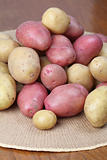 Red and white potatoes