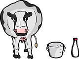 Cute Cartoon Cow