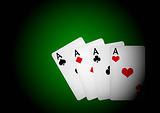 Cards on Table - Four Aces