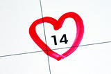 Mark February 14th (Valentine’s Day) on the calendar