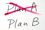 Change the idea from Plan A to Plan B