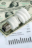 Save money by using energy savings light bulbs