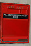 An old fire alarm