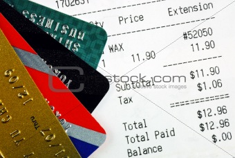 Make the purchase and pay with credit cards