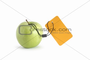Apple With Price Tag