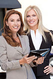 Two Businesswomen with Tablet Computer